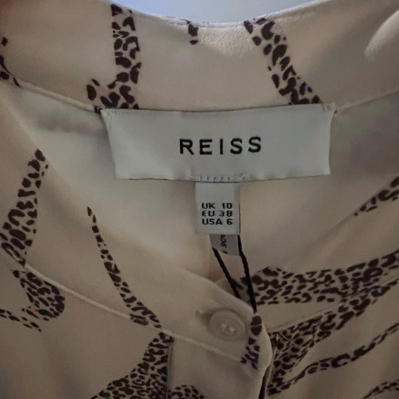 Reiss brand new leopard printed long sleeve dress - Picture 5 of 7